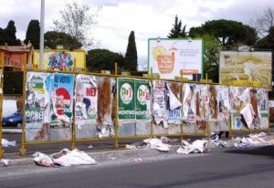 resti+manifesti+elettorali+in+municipio+18+Roma1